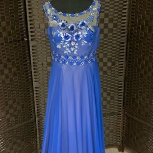 Royal Blue Evening Gown